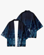 Blue Floral Kimono Jacket