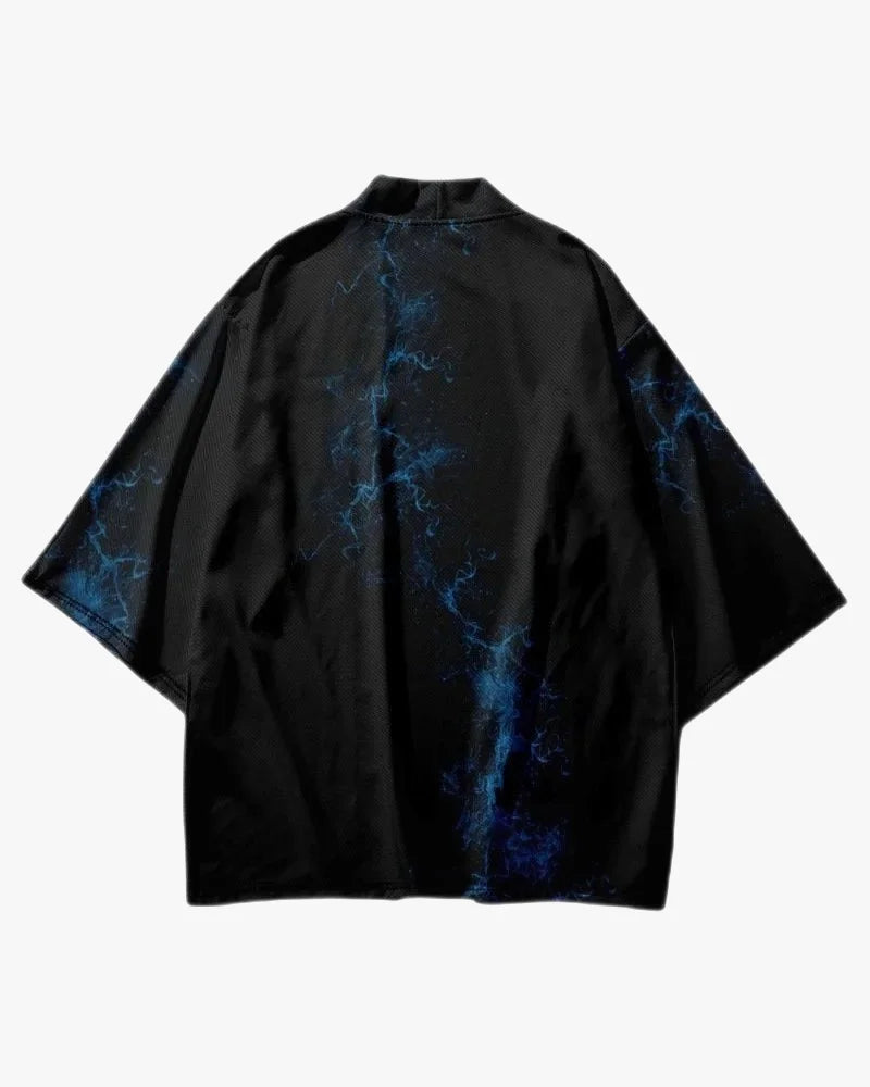 Blue Lightning Kimono