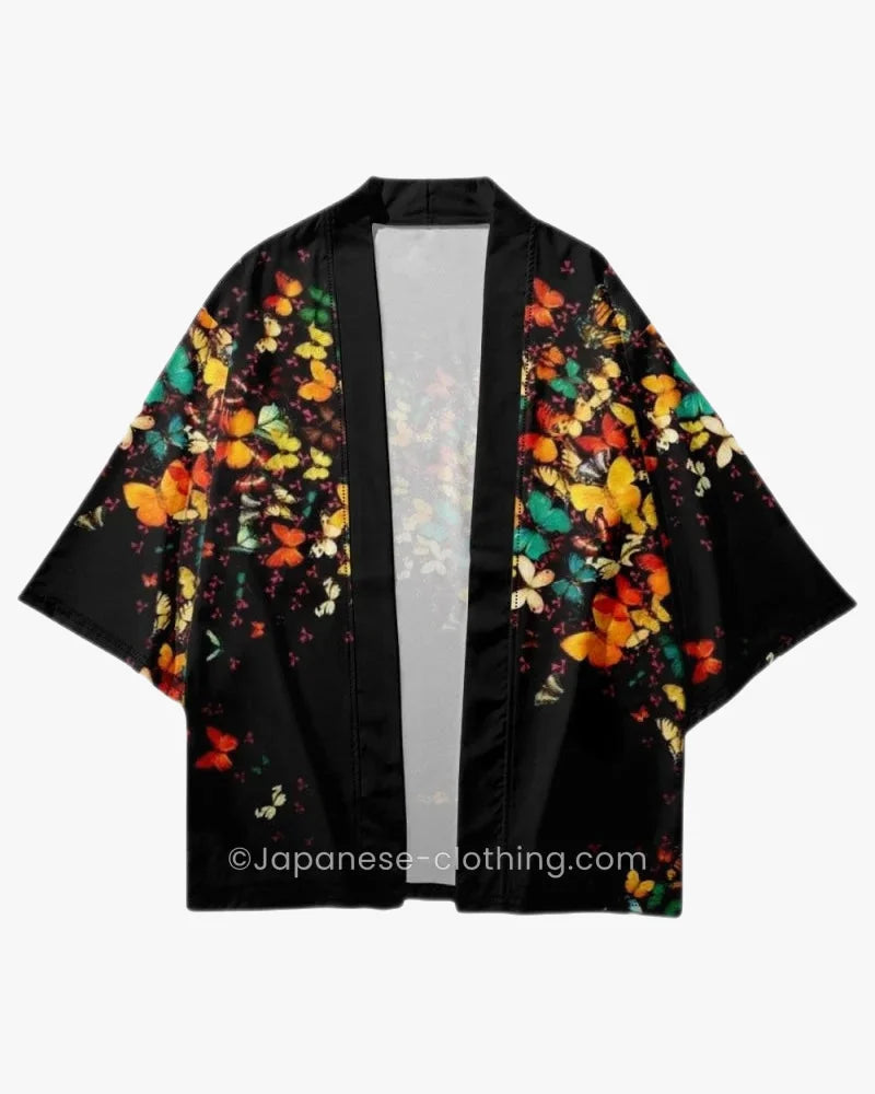 Butterfly Print Kimono