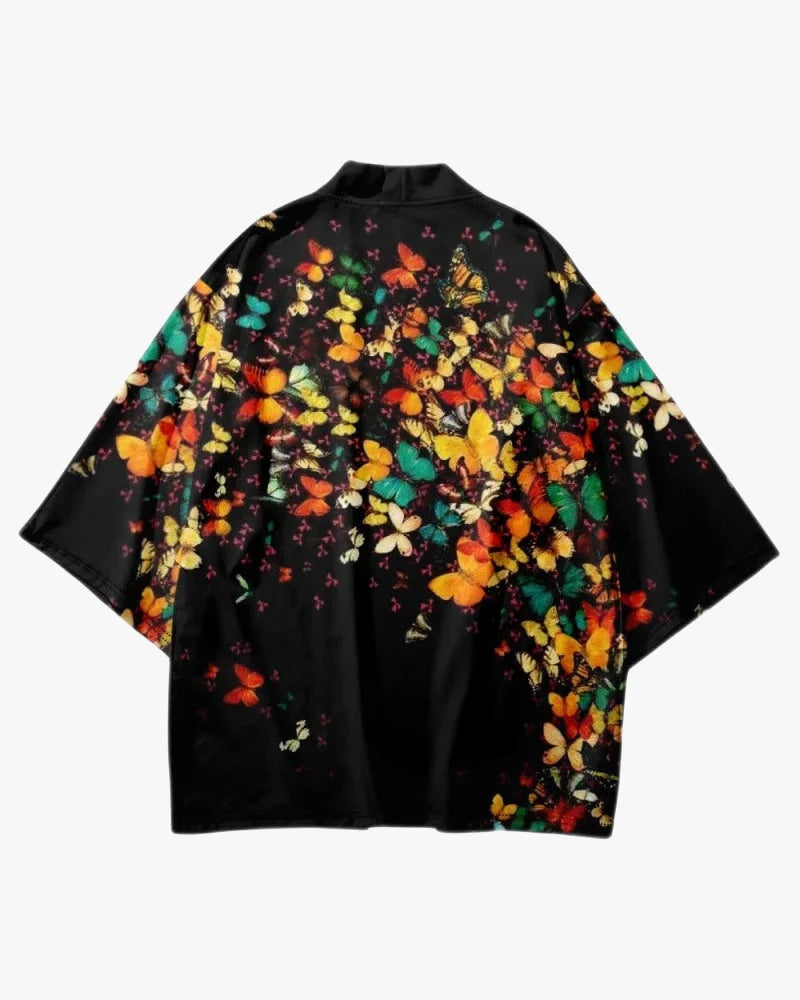 Butterfly Print Kimono