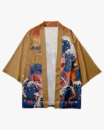 Cat and Koi Fish Kimono
