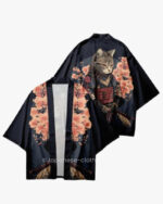 Cat in Samurai Armor Kimono