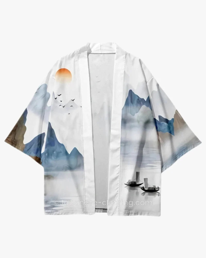 Chinese Ink Painting Kimono