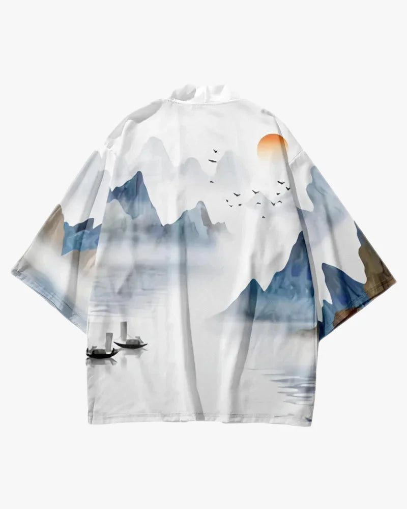 Chinese Ink Painting Kimono