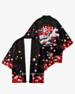Crane Floral Kimono