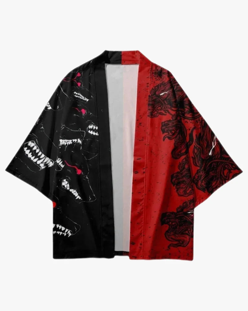 Dragon vs Dog Kimono