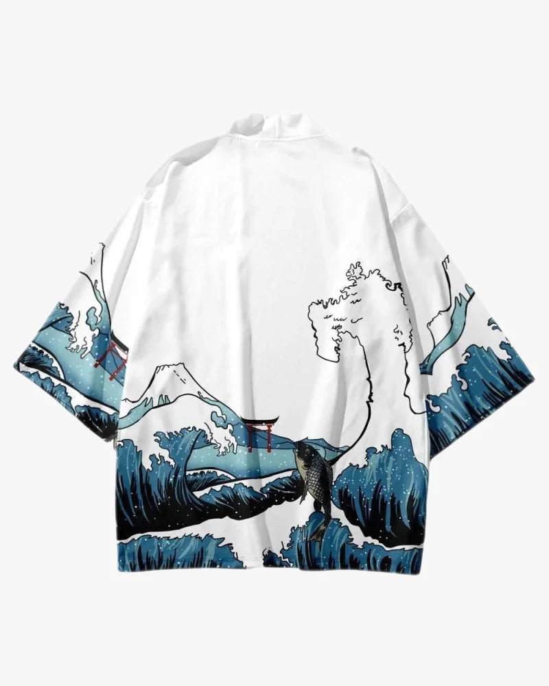 Giant Waves Kimono