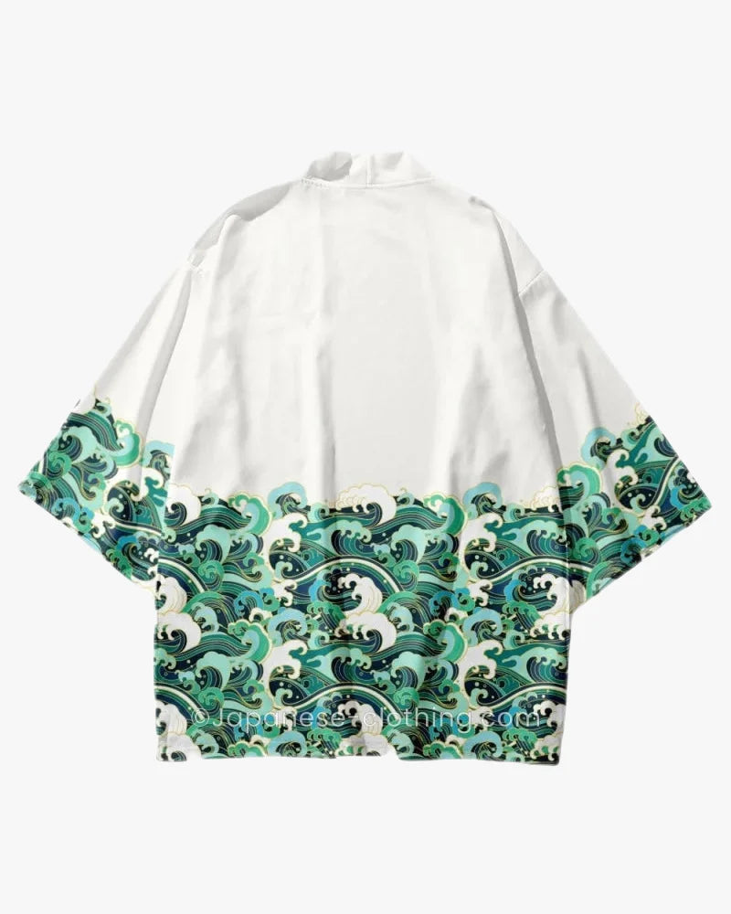 Green Waves Kimono