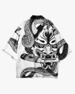 Hannya Mask and Snake Kimono