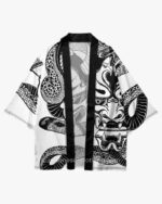 Hannya Mask and Snake Kimono