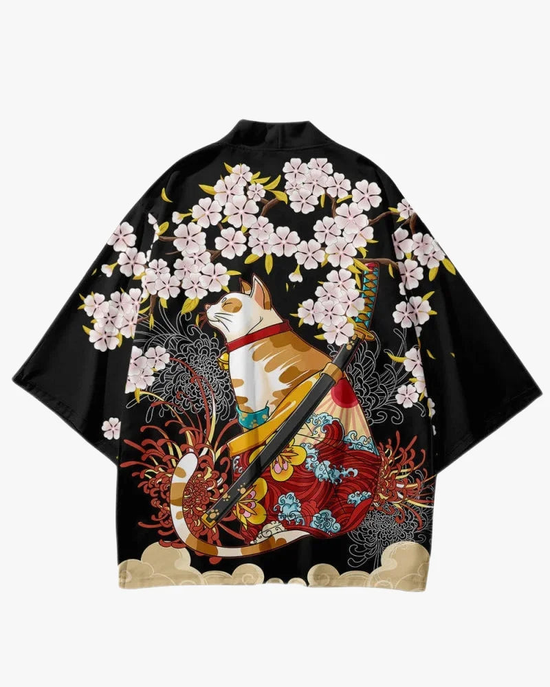 Japanese Cat Kimono