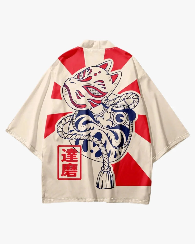 Japanese Daruma Kimono