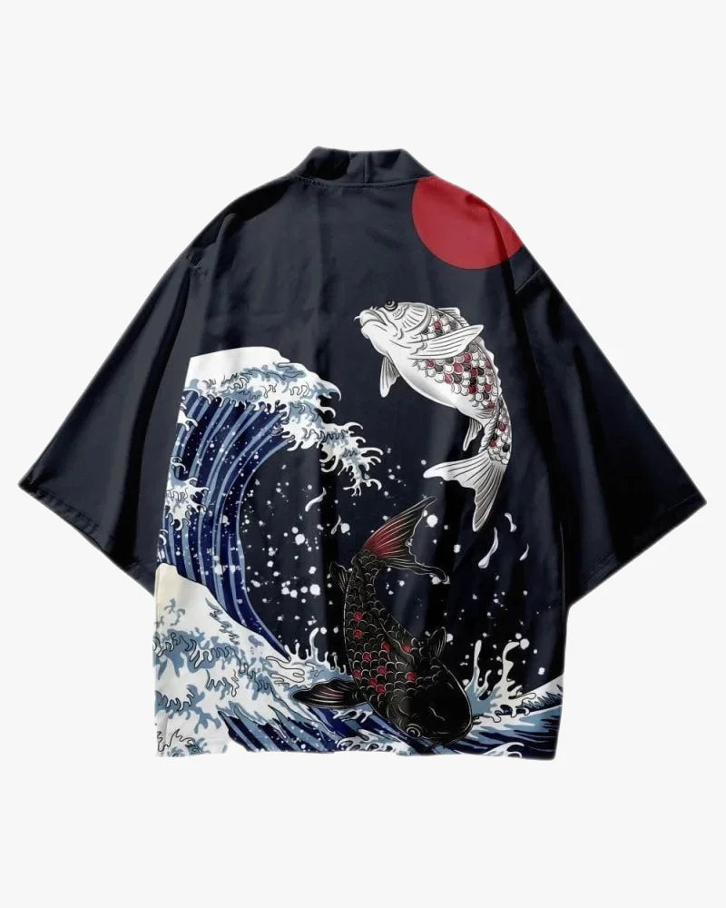 Koi Fish Artwork Kimono