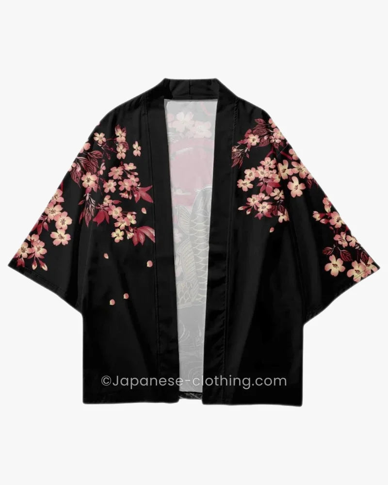 Koi Fish with Cherry Blossoms Kimono