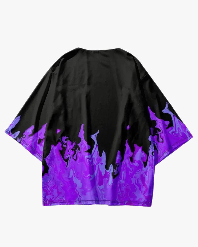 Purple Fire Kimono