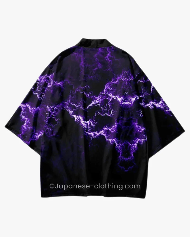 Purple Lightning Kimono