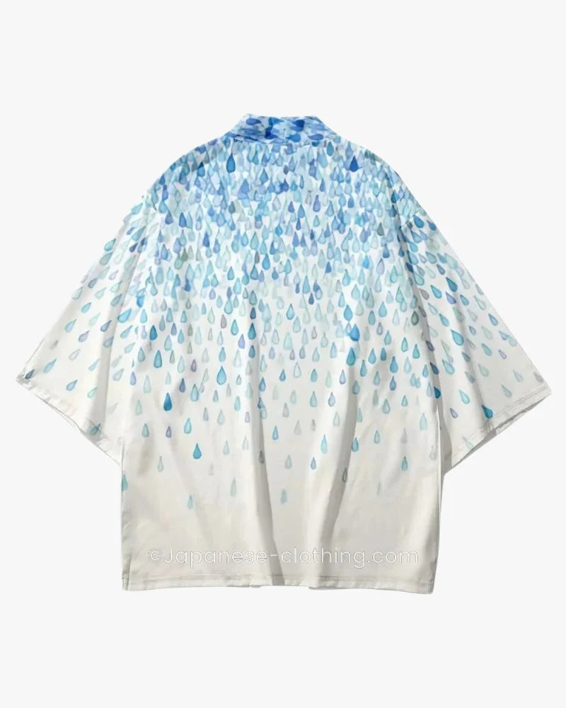 Rain Watercolor Kimono