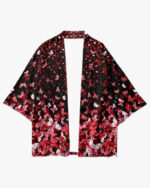 Red Butterflies Kimono