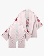 Red Cherry Blossom Kimono