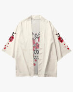 Red Cherry Blossom Kimono