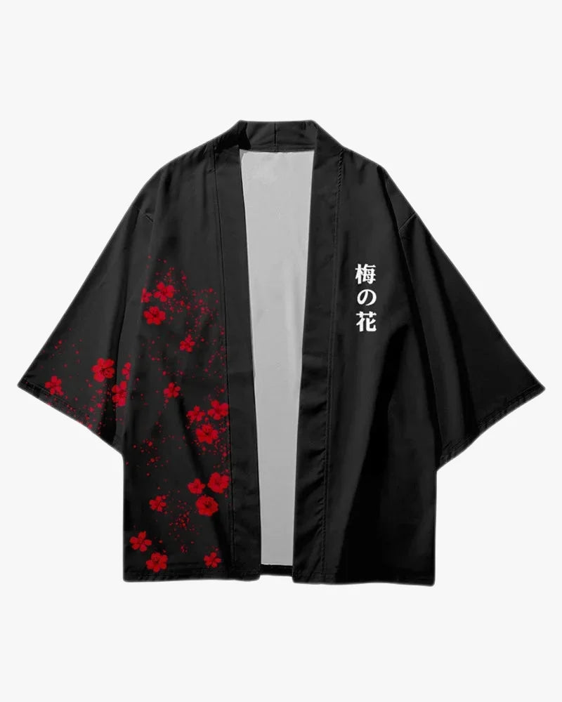 Red Flower Kimono