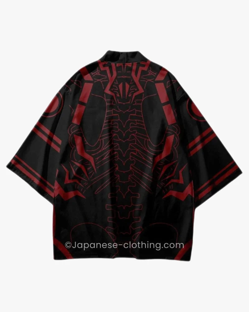Red Skeleton Kimono