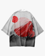 Red Sun Art Kimono