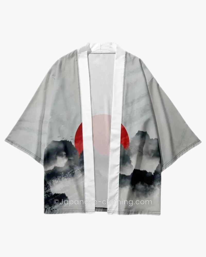 Red Sun Rising Kimono