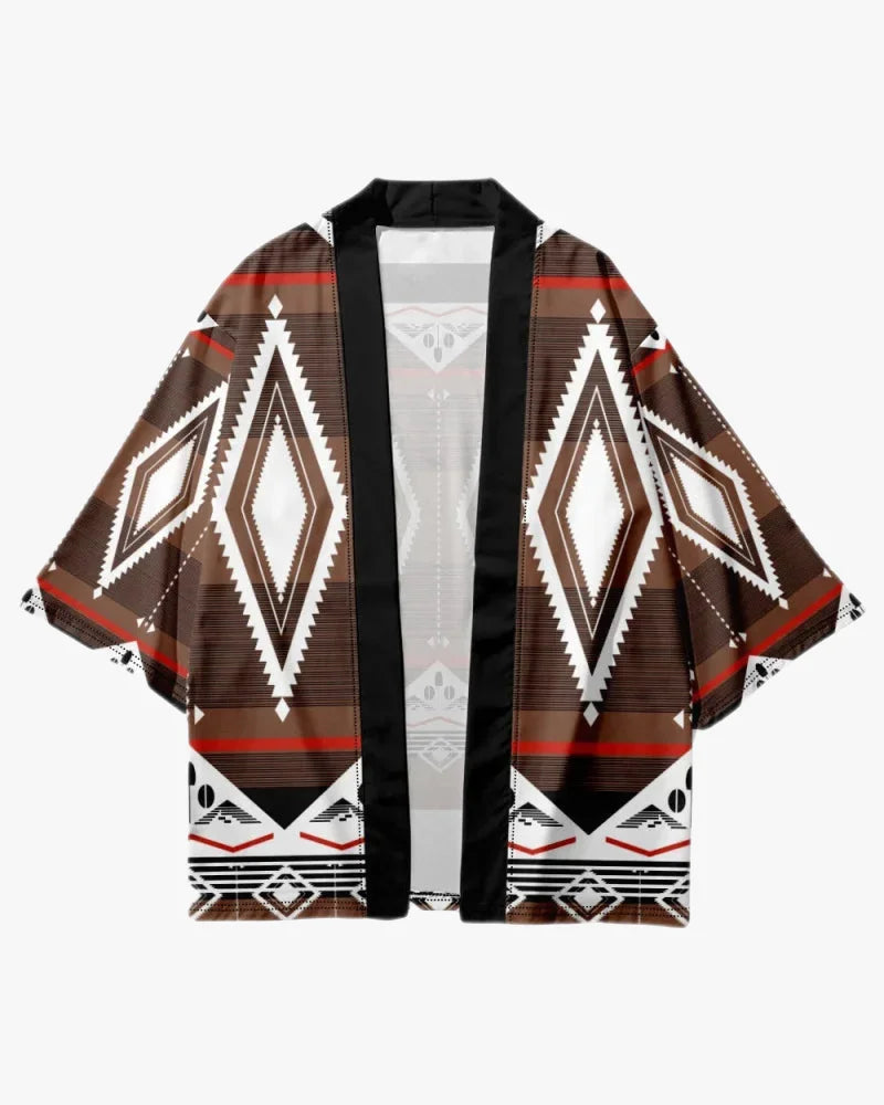 Rhombus Shapes Kimono