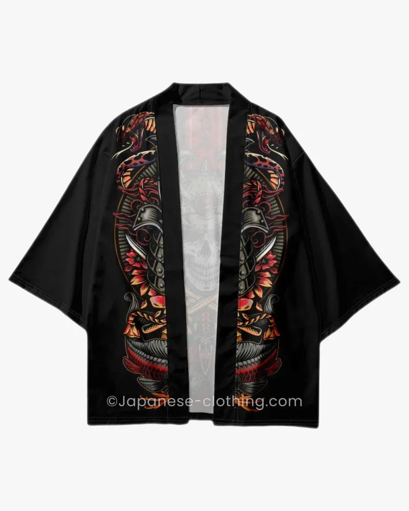 Samurai Skull Kimono