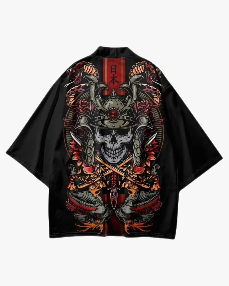 Samurai Skull Kimono
