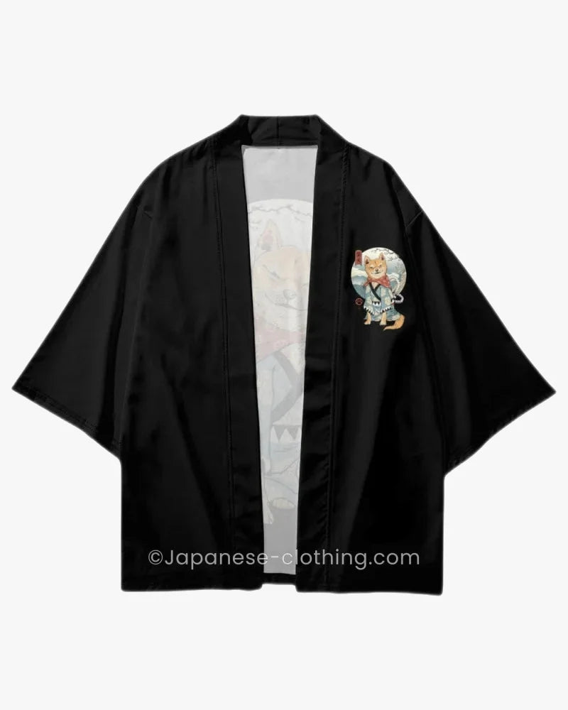 Shiba Inu Samurai Kimono