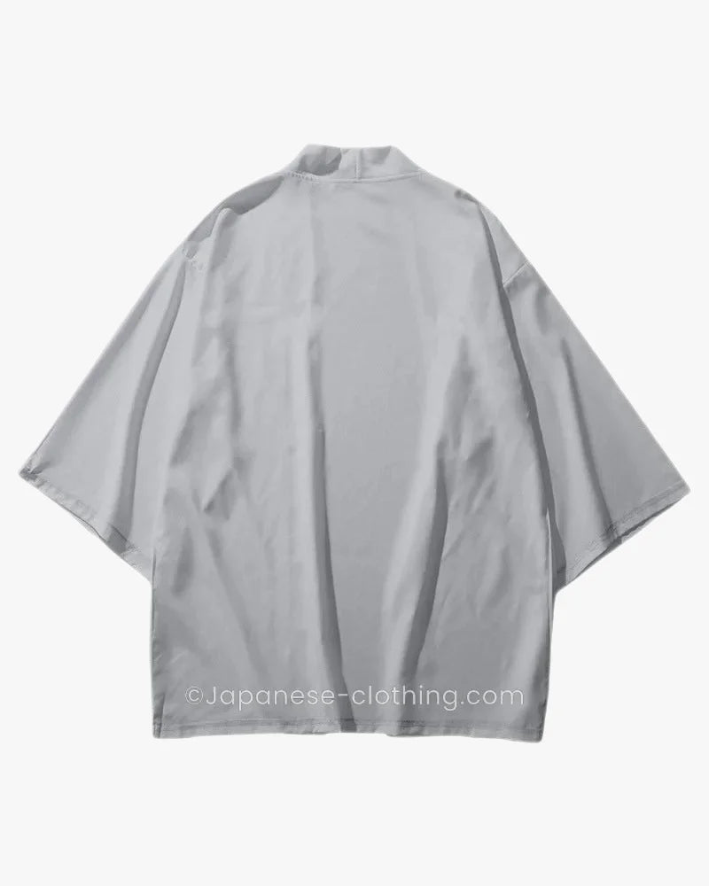Silver Kimono Jacket