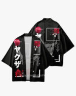 Skull Print Kimono