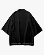 Solid Black Kimono Jacket