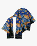 Starry Cat night Kimono