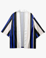 White Blue Black Kimono